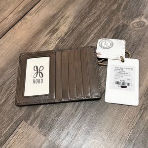 Nwt Hobo International Euro Slide Leather Card Wallet, Shadow